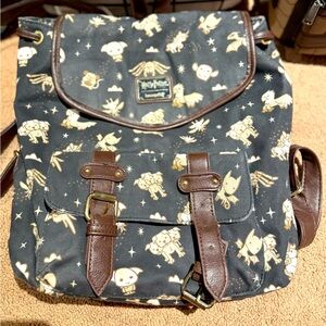Loungefly Canvas Harry Potter Backpack